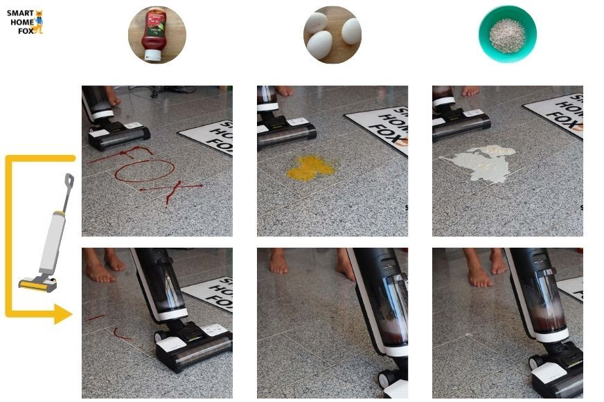 Reinigungsergebnis Tineco Floor One S3